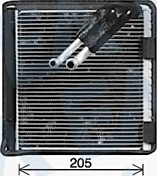 EACLIMA 43B77009 - Evaporator, air conditioning car-mod.net