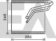 EACLIMA 43B77006 - Evaporator, air conditioning car-mod.net