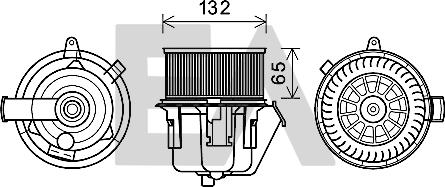 EACLIMA 42A10014 - Electric Motor, interior blower car-mod.net