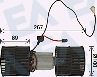EACLIMA 42A22022 - Electric Motor, interior blower car-mod.net