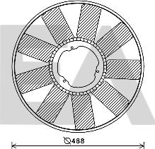 EACLIMA 35C45A02 - Fan Wheel, engine cooling car-mod.net