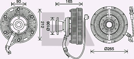 EACLIMA 35C47D11 - Fan Wheel, engine cooling car-mod.net