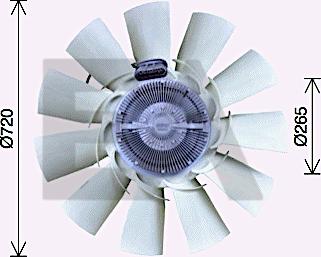 EACLIMA 35C16C02 - Fan Wheel, engine cooling car-mod.net