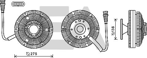 EACLIMA 35C16D11 - Fan Wheel, engine cooling car-mod.net