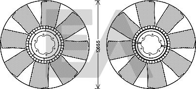 EACLIMA 35C30A02 - Fan Wheel, engine cooling car-mod.net