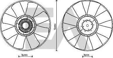 EACLIMA 35C30C02 - Fan Wheel, engine cooling car-mod.net