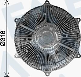 EACLIMA 35C76D12 - Fan Wheel, engine cooling car-mod.net