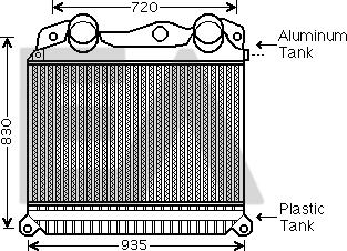 EACLIMA 36A47014 - Intercooler, charger car-mod.net