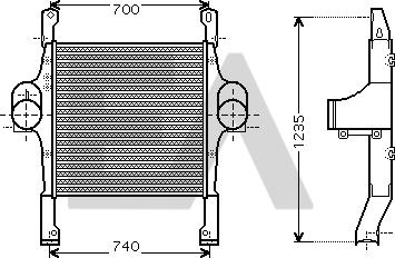 EACLIMA 36A30006 - Intercooler, charger car-mod.net