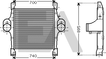 EACLIMA 36A30007 - Intercooler, charger car-mod.net