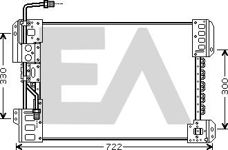 EACLIMA 30C45002 - Condenser, air conditioning car-mod.net