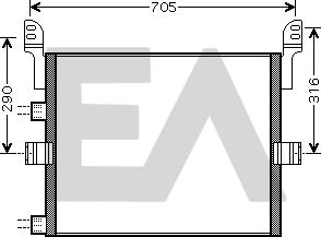 EACLIMA 30C59006 - Condenser, air conditioning car-mod.net