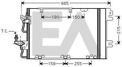 EACLIMA 30C54020 - Condenser, air conditioning car-mod.net