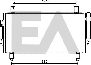 EACLIMA 30C51024 - Condenser, air conditioning car-mod.net