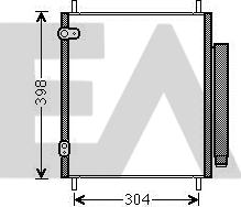 EACLIMA 30C51020 - Condenser, air conditioning car-mod.net