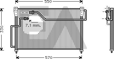 EACLIMA 30C52005 - Condenser, air conditioning car-mod.net