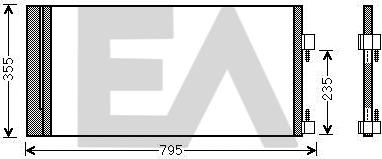 EACLIMA 30C60056 - Condenser, air conditioning car-mod.net