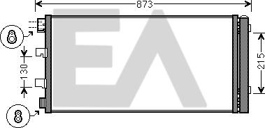 EACLIMA 30C60065 - Condenser, air conditioning car-mod.net