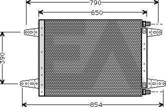 EACLIMA 30C63001 - Condenser, air conditioning car-mod.net