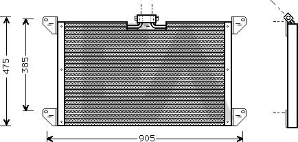 EACLIMA 30C63003 - Condenser, air conditioning car-mod.net