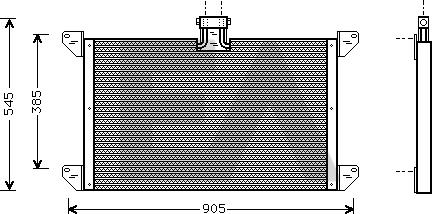 EACLIMA 30C63002 - Condenser, air conditioning car-mod.net