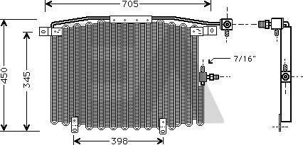 EACLIMA 30C02001 - Condenser, air conditioning car-mod.net