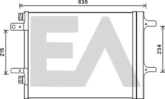 EACLIMA 30C10030 - Condenser, air conditioning car-mod.net