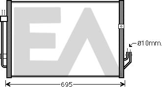 EACLIMA 30C18041 - Condenser, air conditioning car-mod.net