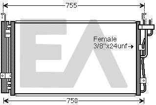 EACLIMA 30C36042 - Condenser, air conditioning car-mod.net