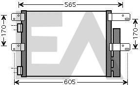 EACLIMA 30C30004 - Condenser, air conditioning car-mod.net