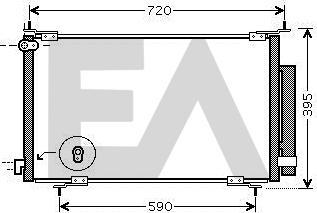 EACLIMA 30C26019 - Condenser, air conditioning car-mod.net