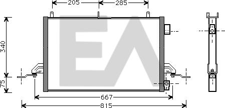EACLIMA 30C22006 - Condenser, air conditioning car-mod.net