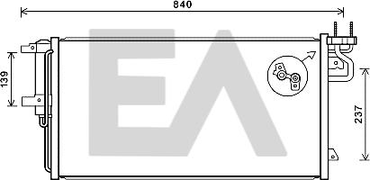 EACLIMA 30C22037 - Condenser, air conditioning car-mod.net