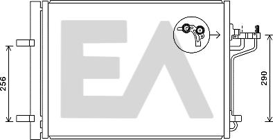 EACLIMA 30C22028 - Condenser, air conditioning car-mod.net