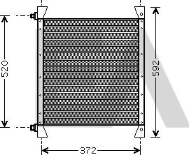 EACLIMA 30C76008 - Condenser, air conditioning car-mod.net