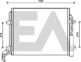 EACLIMA 30C77041 - Condenser, air conditioning car-mod.net