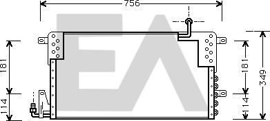 EACLIMA 30C77013 - Condenser, air conditioning car-mod.net