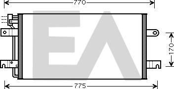 EACLIMA 30C77022 - Condenser, air conditioning car-mod.net