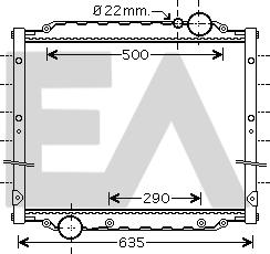 EACLIMA 31R47013 - Radiator, engine cooling car-mod.net