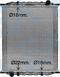 EACLIMA 31R47033 - Radiator, engine cooling car-mod.net