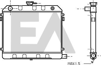 EACLIMA 31R54077 - Radiator, engine cooling car-mod.net