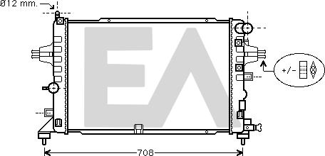 EACLIMA 31R54204 - Radiator, engine cooling car-mod.net