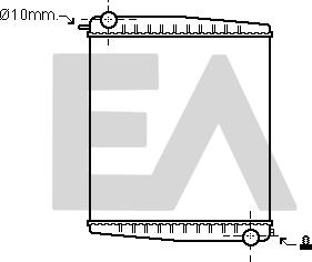 EACLIMA 31R63007 - Radiator, engine cooling car-mod.net