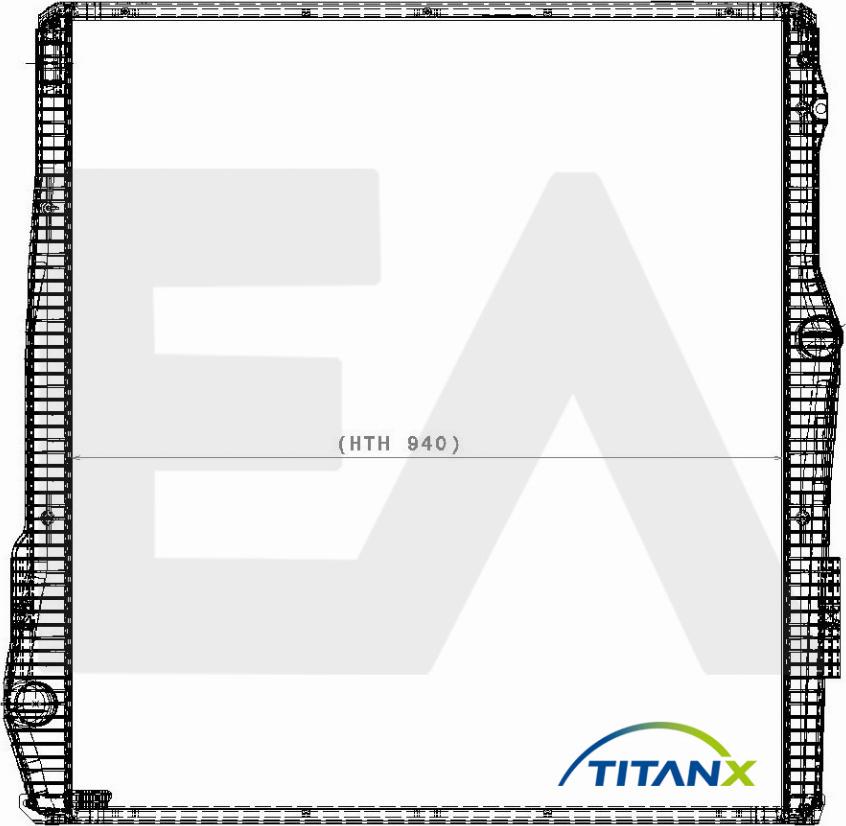 EACLIMA 31R63014T - Radiator, engine cooling car-mod.net