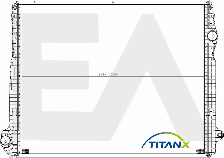 EACLIMA 31R63018T - Radiator, engine cooling car-mod.net