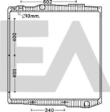 EACLIMA 31R63012 - Radiator, engine cooling car-mod.net