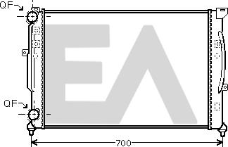 EACLIMA 31R02034 - Radiator, engine cooling car-mod.net