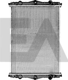 EACLIMA 31R16022 - Radiator, engine cooling car-mod.net
