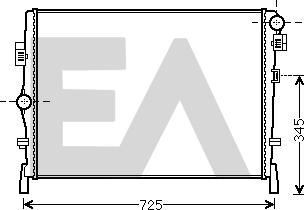 EACLIMA 31R12029 - Radiator, engine cooling car-mod.net