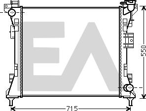 EACLIMA 31R12028 - Radiator, engine cooling car-mod.net